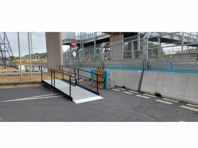 Temporary ramps for London E-Prix  photo 2