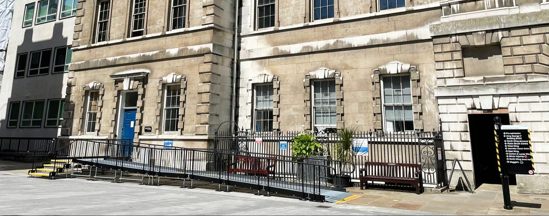 Ramp for Grade I listed Hospital 