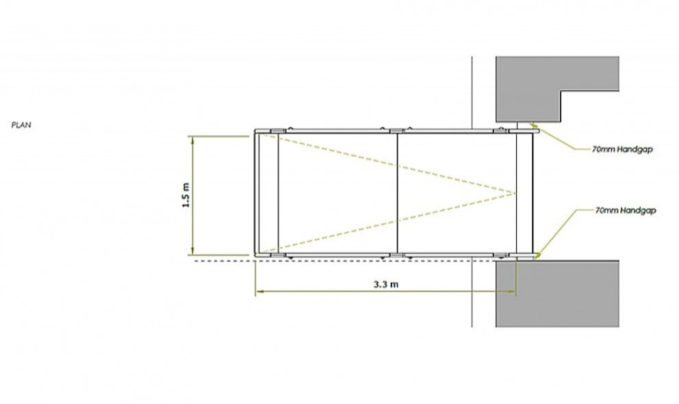 2D Ramp drawing for the university of Liverpool Site