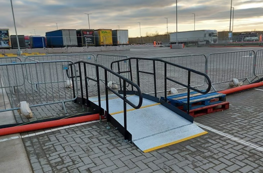 ramp with handrail